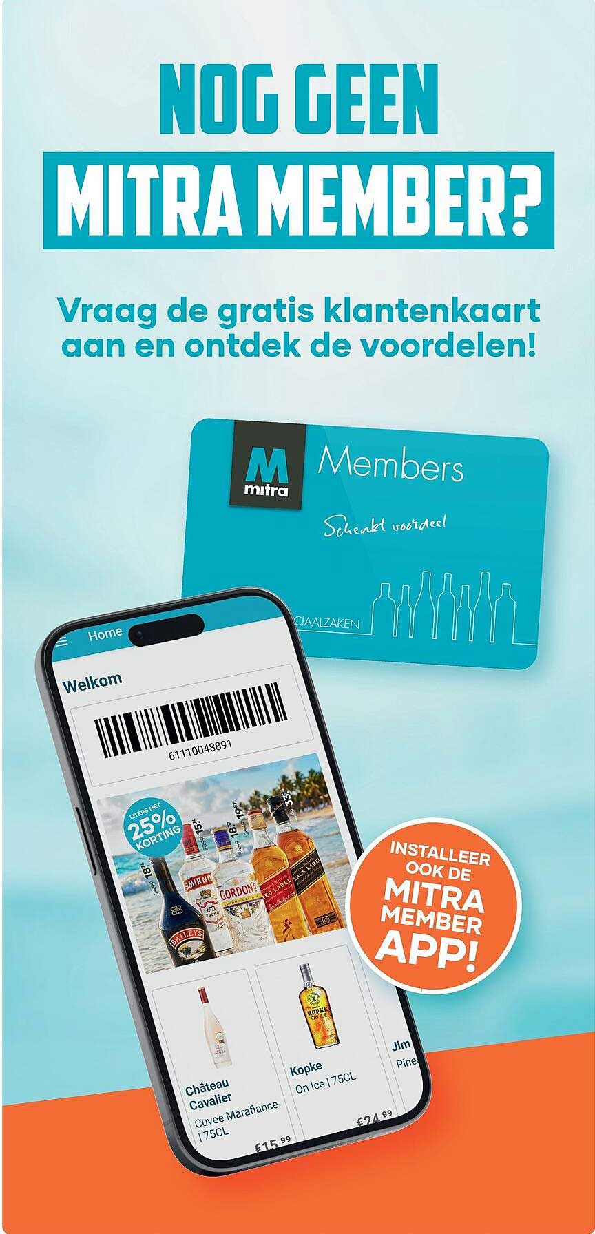 NOG GEEN MITRA MEMBER? Vraag de gratis klantenkaart aan en ontdek de voordelen!