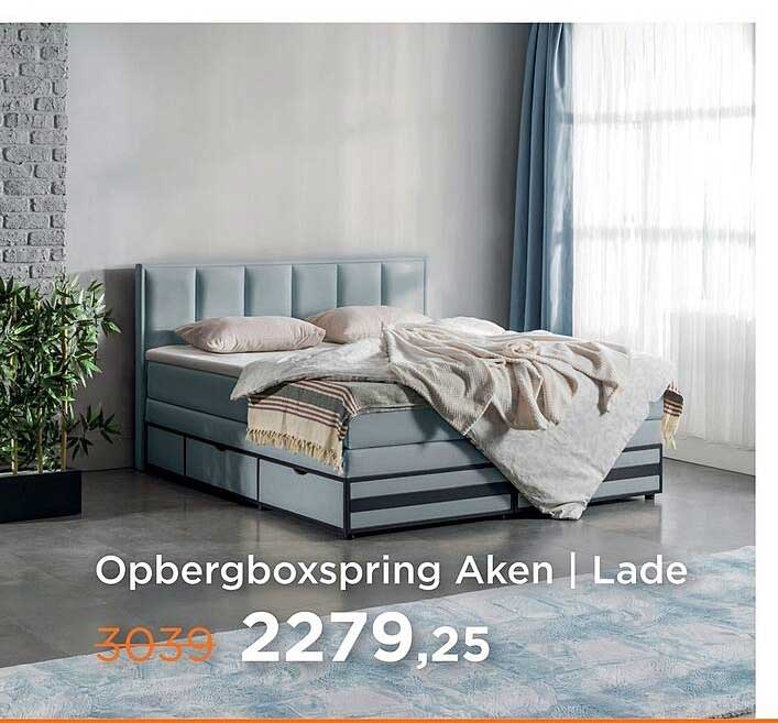 Opbergboxspring Aken | Lade