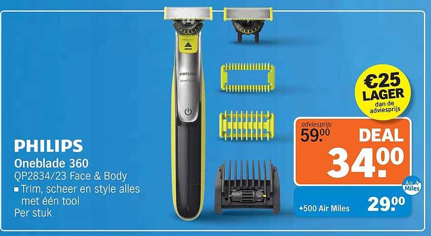 PHILIPS Oneblade 360 QP2834/23 Face & Body