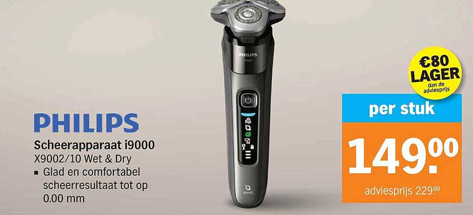 PHILIPS Scheerapparaat i9000 X9002/10 Wet & Dry
