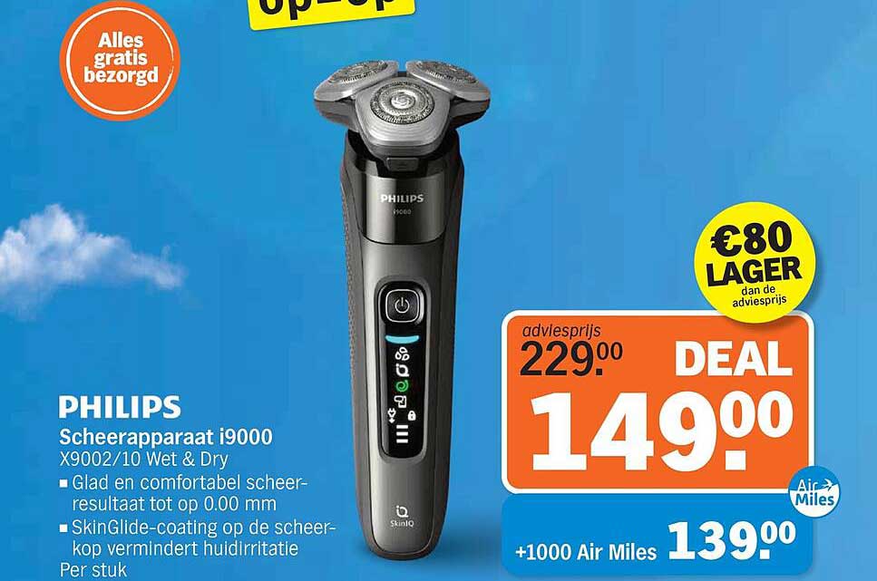 PHILIPS Scheerapparaat i9000 X9002/10 Wet & Dry