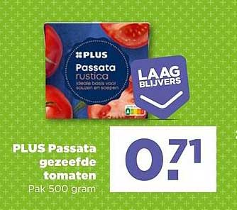 PLUS Passata gezeefde tomaten