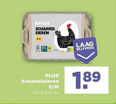 PLUS Scharreleieren S/M
