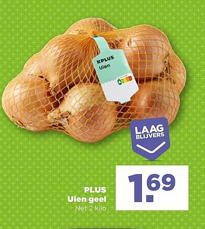 PLUS Uien geel Net 2 kilo