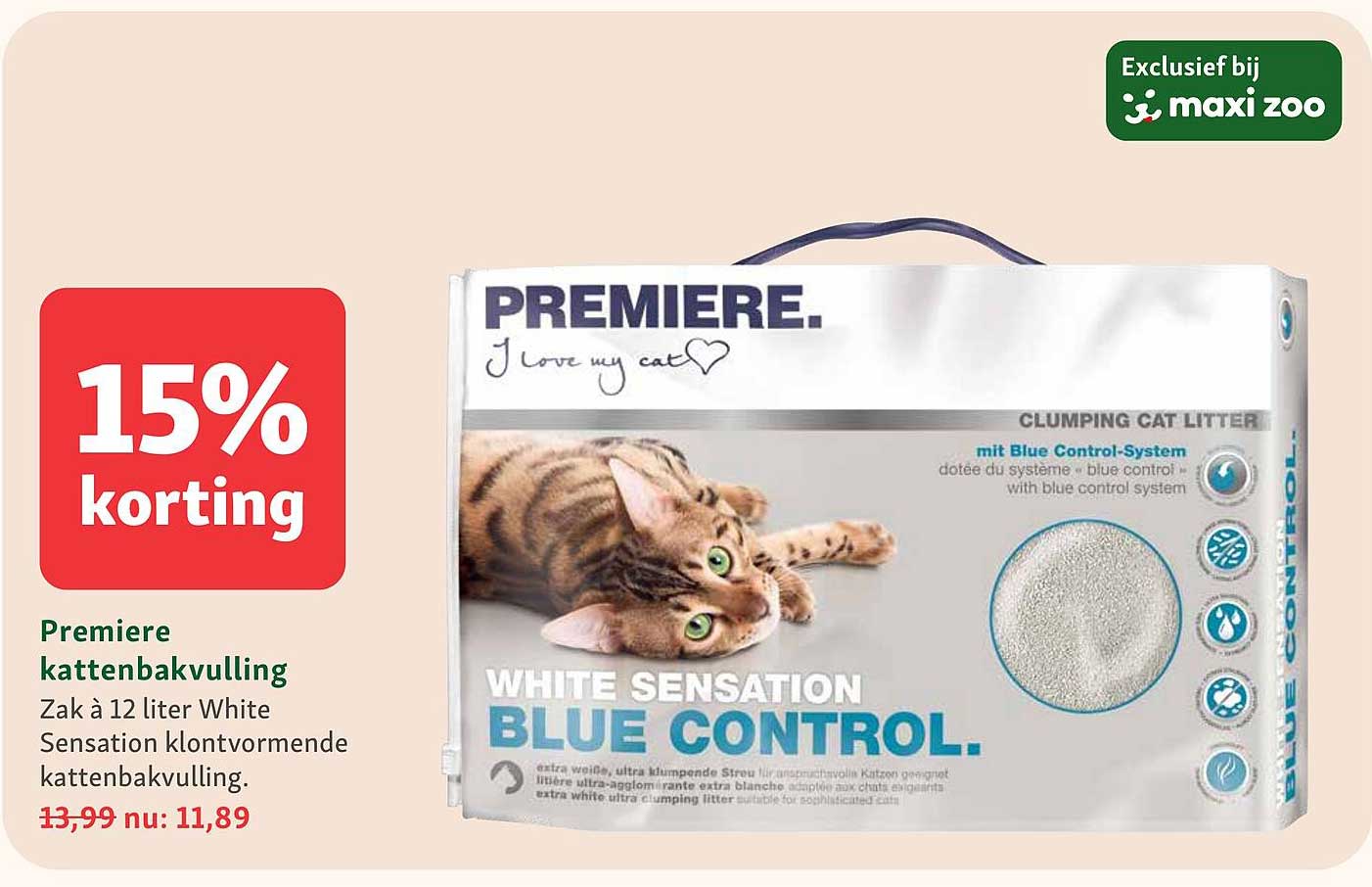 Premiere kattenbakvulling