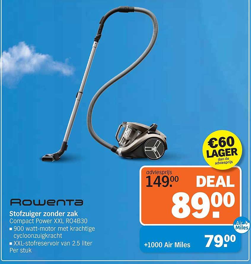 Rowenta Stofzuiger zonder zak Compact Power XXL RO4B30