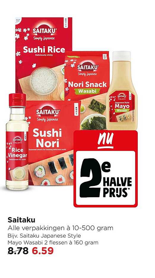 Saitaku 2e halve prijs