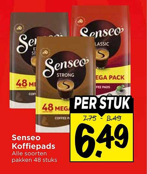 Senseo Koffiepads Alle soorten pakken 48 stuks PER STUK
