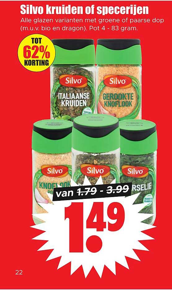 Silvo kruiden of specerijen