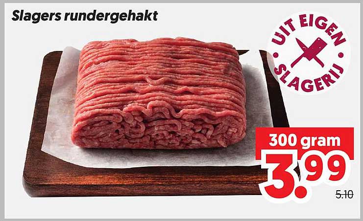 Slagers runderggehakt