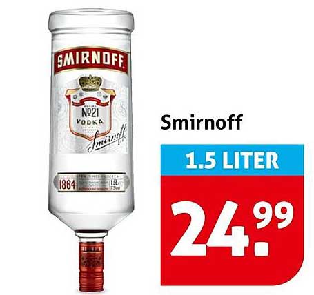 Smirnoff 1.5 liter