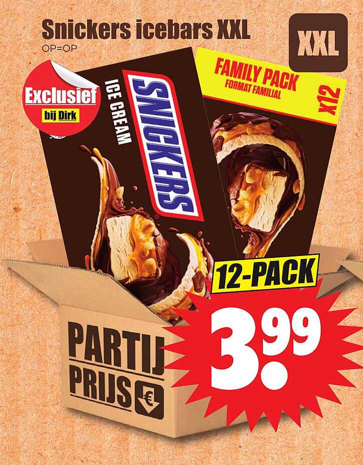 Snickers icebars XXL