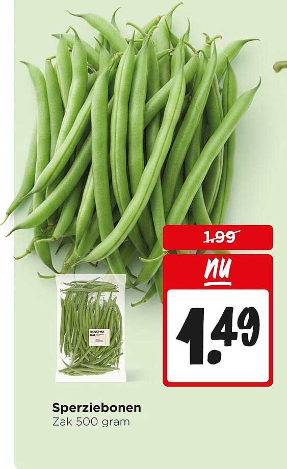 Sperziebonen Zak 500 gram