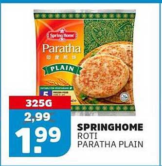SPRINGHOME ROTI PARATHA PLAIN