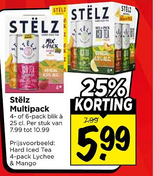 Stëlz Multipack 25% KORTING