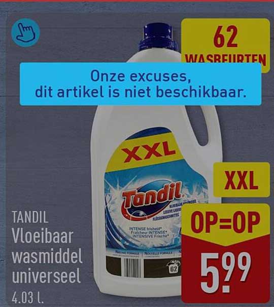 Tandil Vloeibaar wasmiddel universeel XXL OP=OP