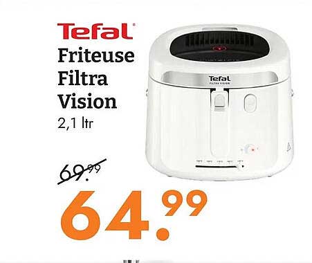 Tefal Friteuse Filtra Vision 2,1 ltr