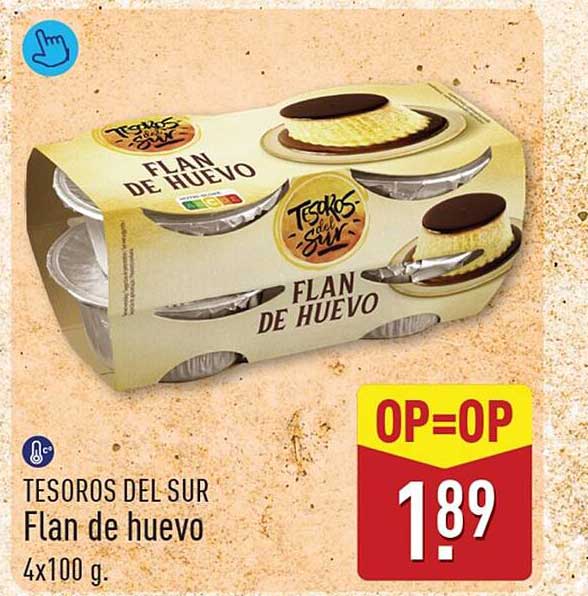 TESOROS DEL SUR Flan de huevo 4x100 g OP=OP