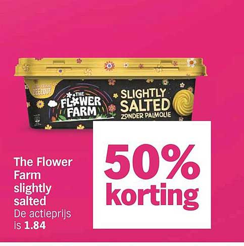The Flower Farm slightly salted 50% korting