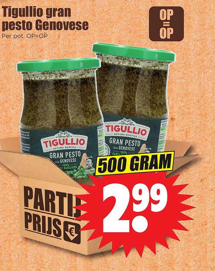 Tigullio gran pesto Genovese 500 gram