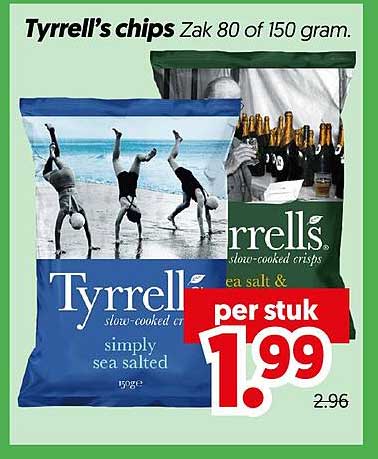 Tyrrell’s chips Zak 80 of 150 gram