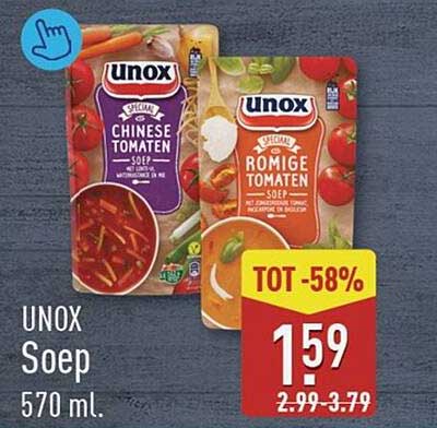 UNOX Soep 570 ml. TOT -58%