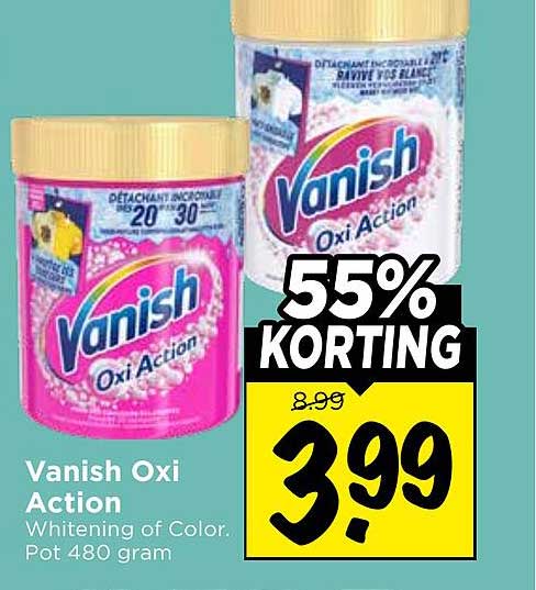 Vanish Oxi Action 55% KORTING