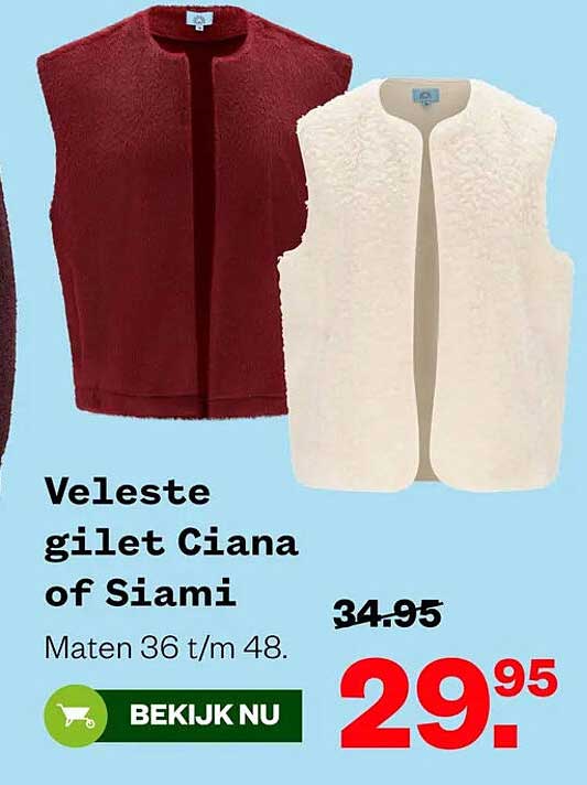 Veleste gilet Ciana of Siami
