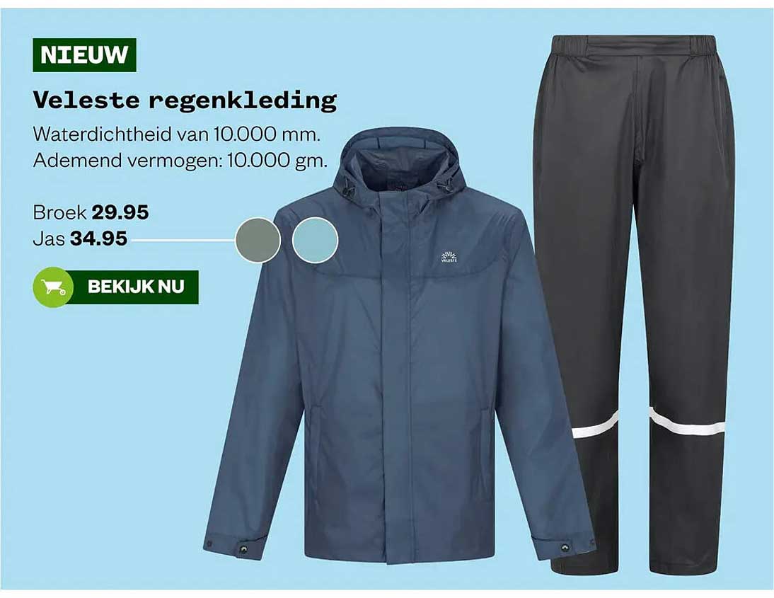 Veleste regenkleding