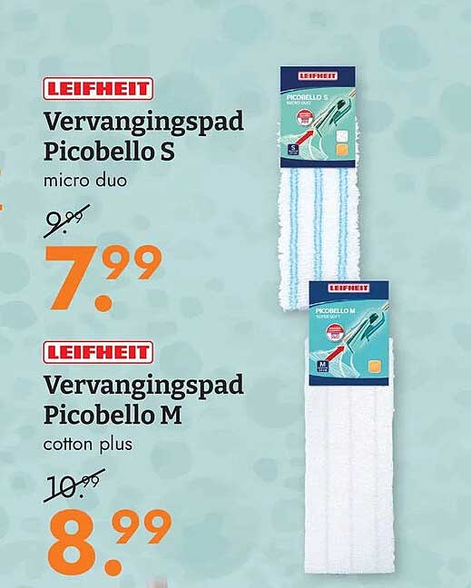 Vervangingspad Picobello S micro duo
