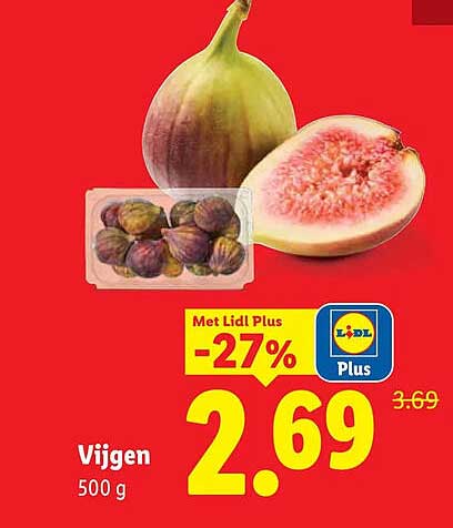 Vijgen 500 g Met Lidl Plus -27%