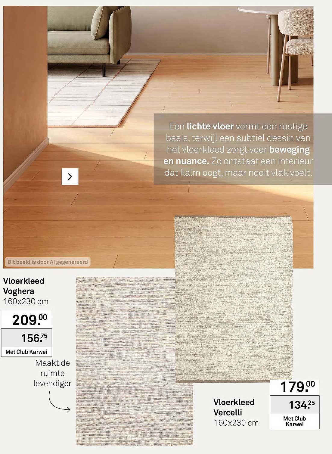 Vloerkleed Voghera 160x230 cm