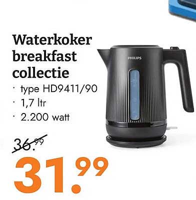 Waterkoker breakfast collectie