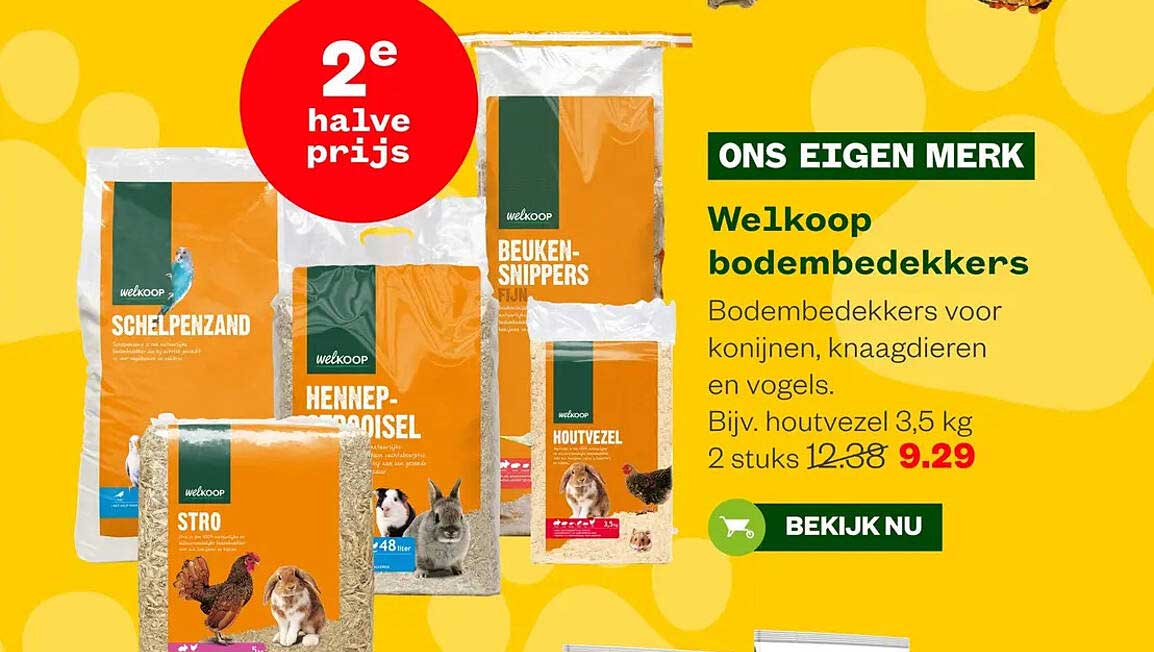 Welkoop bodembedekkers 2e halve prijs
