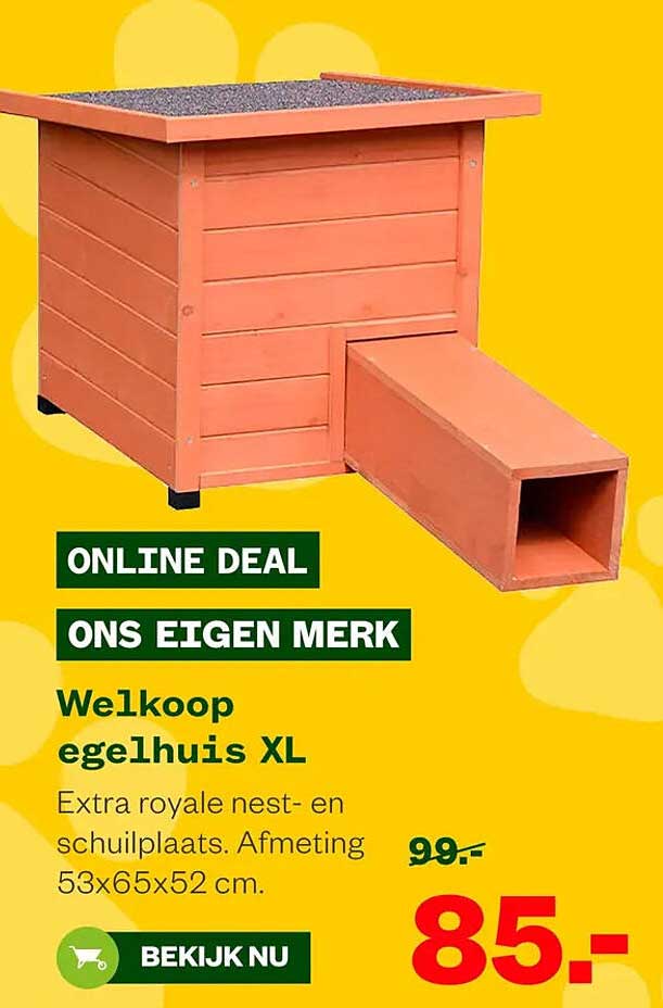 Welkoop egelhuis XL