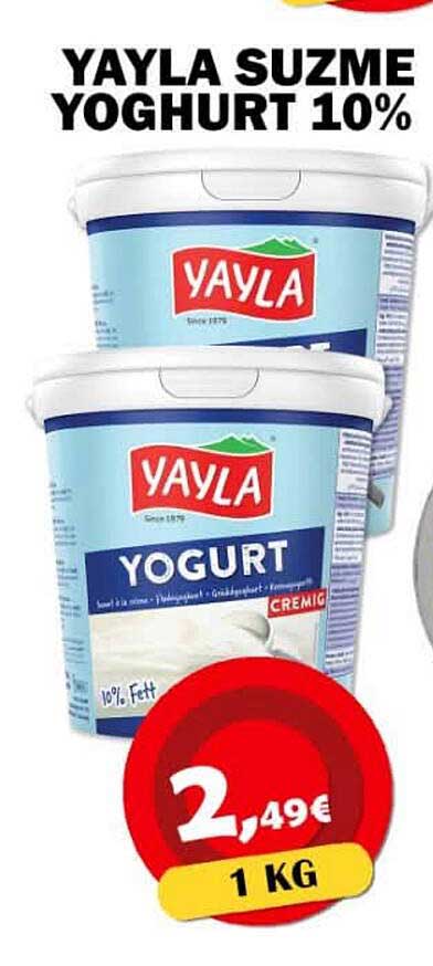 YAYLA SUZME YOGHURT 10%
