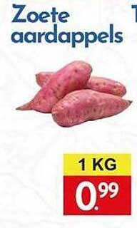 Zoete aardappels