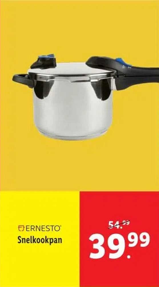 Ernesto Snelkookpan aanbieding bij Lidl