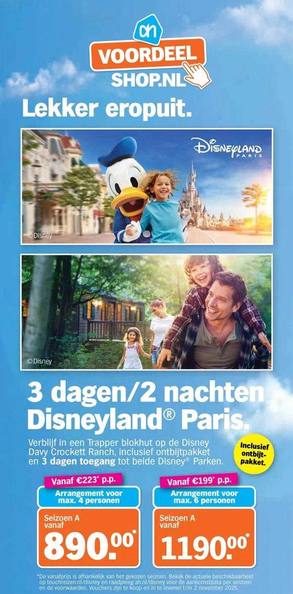 3 dagen/2 nachten Disneyland® Paris