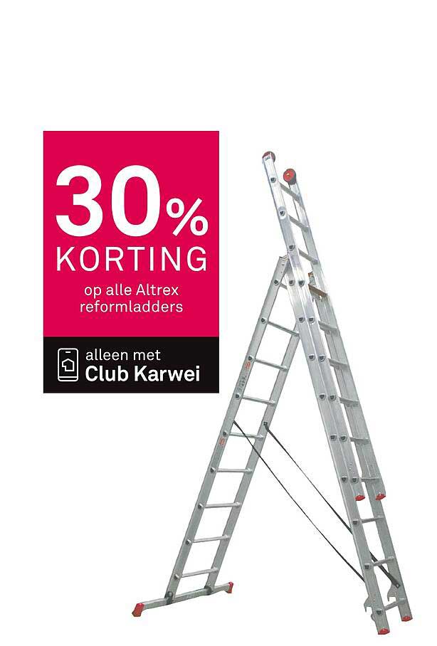 30% KORTING op alle Altrex reformladders