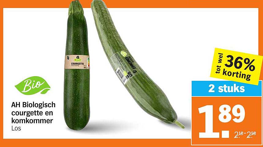 AH Biologisch courgette en komkommer