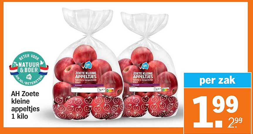 AH Zoete kleine appeltjes 1 kilo