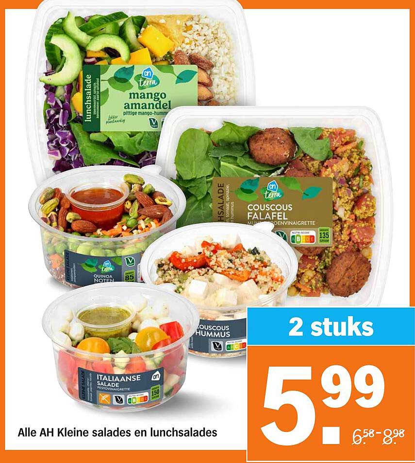 Alle AH Kleine salades en lunchsalades
