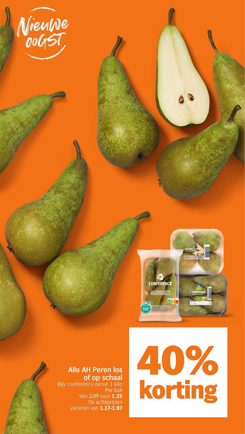 Alle AH Peren los of op schaal, Bijv. conference peren 1 kilo