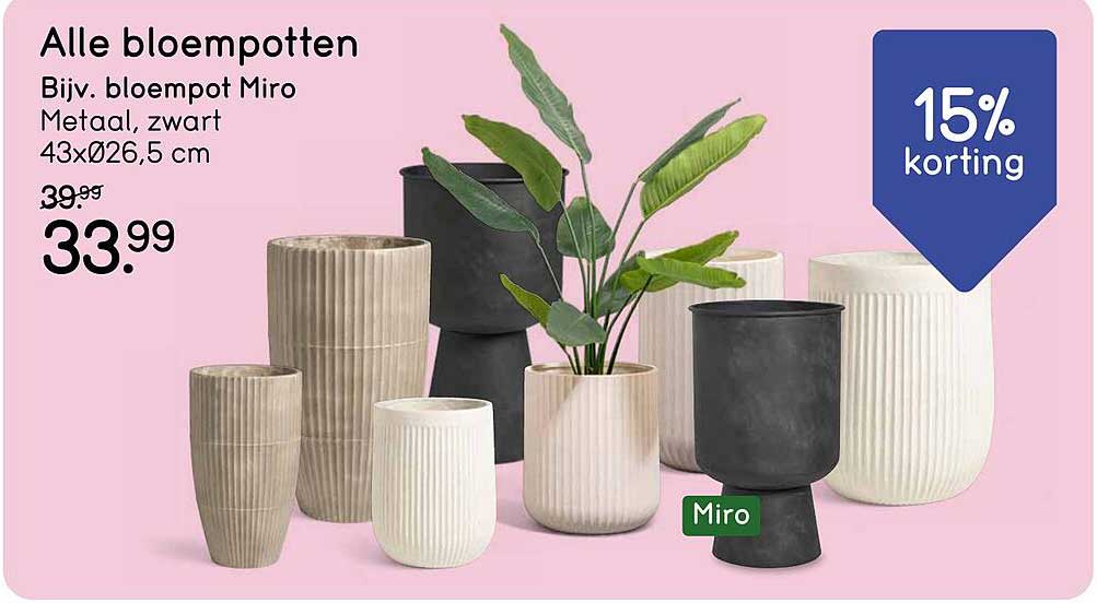 Alle bloempotten