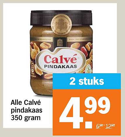 Alle Calvé pindakaas 350 gram