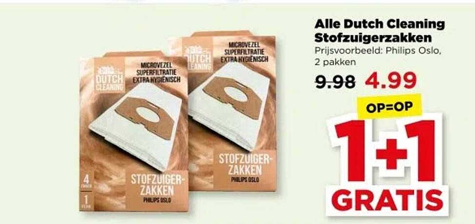Alle Dutch Cleaning Stofzuigerzakken