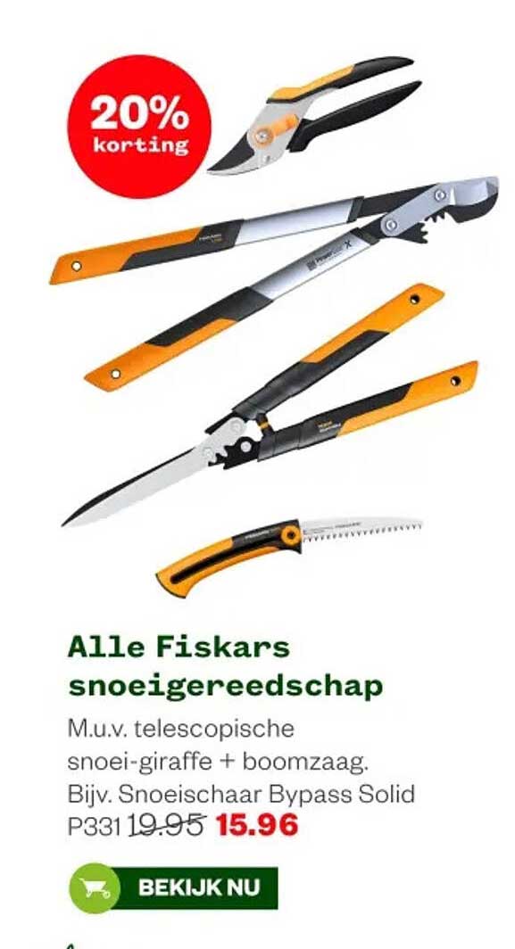 Alle Fiskars snoeigereedschap