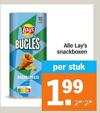 Alle Lay’s snackboxen