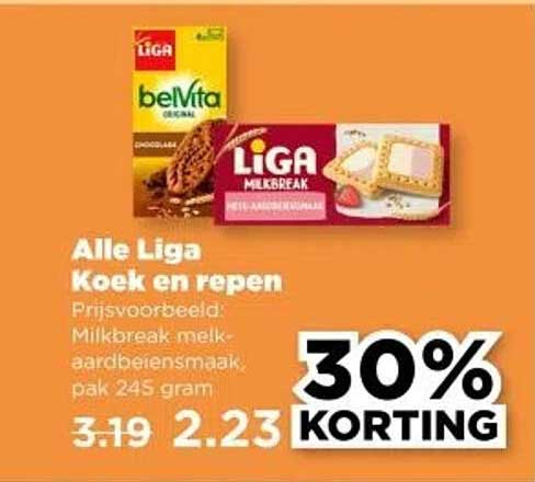 Alle Liga Koek enrepen